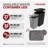 Rev-A-Shelf Polymer Replacement 35 qt. Trash Bin(s)-96003673-96003675