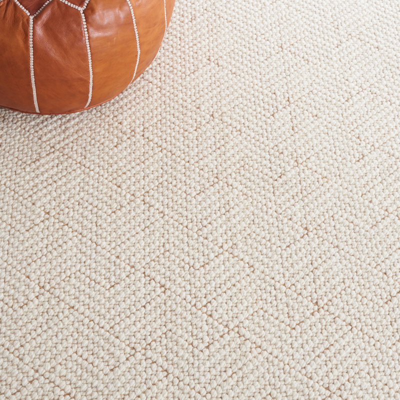 Woodrow Natural Fiber Flat Weave Wool & Jute Geometric Rug, Rectangle 8' x 10'