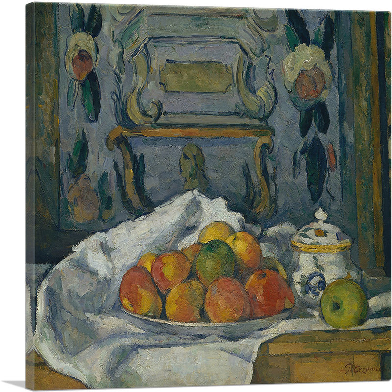 Plat de pommes 1876 - impression, H 12 po x l 12 po x P 0,75 po