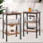 Set of 2 Industrial Brown 3-Tier Nightstand – Narrow Bedside Tables with Storage for Bedroom, Living Room, or Small Spaces-1722866801-1744583453
