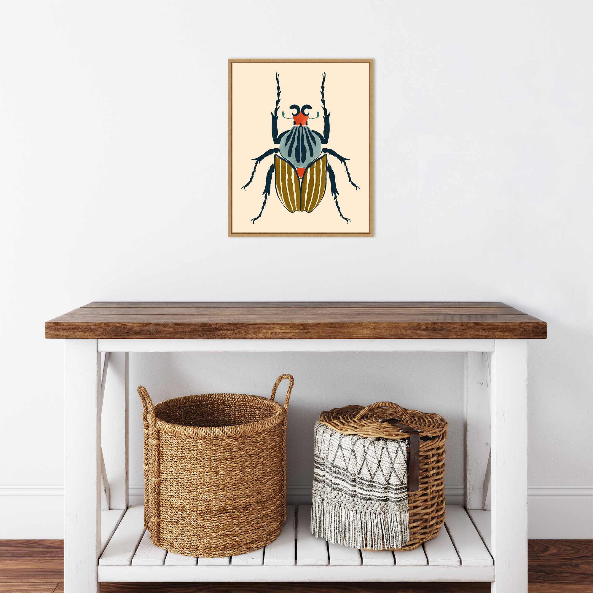 Beetle Bug I by Victoria Barnes, 20" H x 16" W  x 2" D