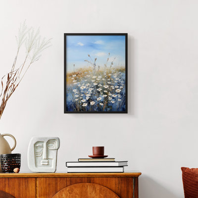 FLORAL Series XXIV - reproduction encadrée de qualité supérieure - prête à être accrochée - aucun clou requis
