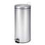 Poubelle à pédale 7,9 gallons en acier inoxydable Rovel