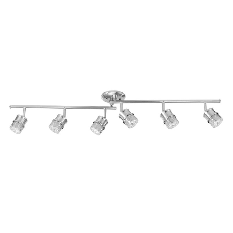 Ensemble de rail d'éclairage 6 lumières Kearney