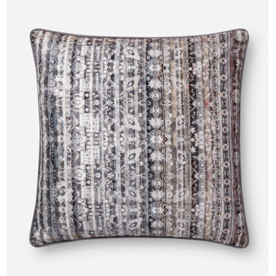  Coussin décoratif d'intérieur à rayures 22 po