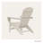 POLYWOOD Nautical Adirondack Chair-1311717435