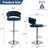 Christal Swivel Upholstered Adjustable Height Counter Stool-2109566880-2099052322