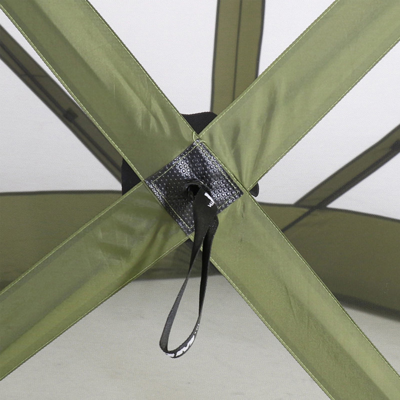 Green 9' x 9' Portable Outdoor Gazebo Canopy Shelter