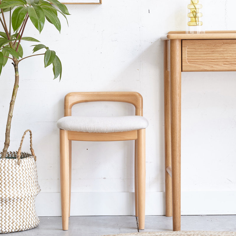 Banc de maquillage avec tabouret