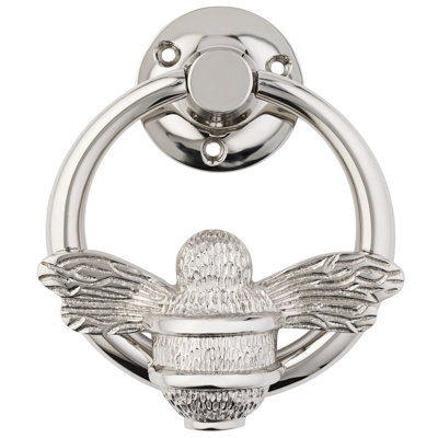 Sager Nickel Ring Bee Door Knocker