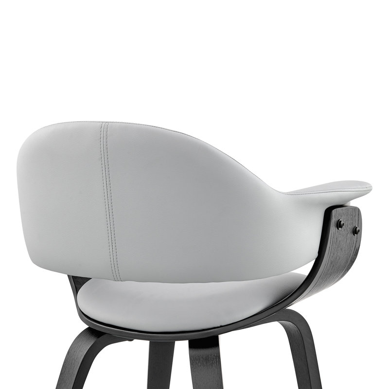 Fauteuil rembourré, 2, Noir, Blanc