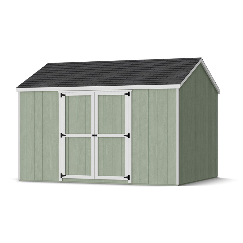 Value Gable Shed With Side Entry, No, 101.5'' H x 120'' W x 144'' D