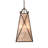 12" Square North Star Pendant