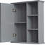 Armoire décorative, armoire murale de salle de bain, armoire 1 porte-350330974