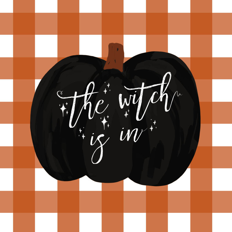 The Witch Is In - Wrapped Canvas Print, 30cm H x 30cm W x 3.8cm D