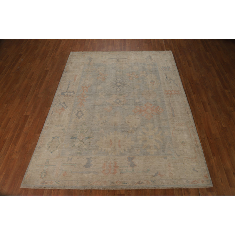Vegetable Dye Oushak Turkish Area Rug