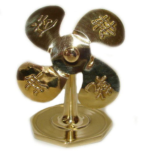 Sculpture ventilateur Feng Shui good fortune