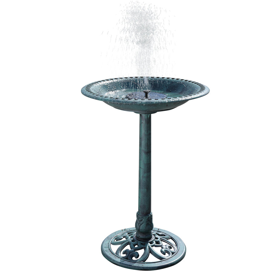 Armance Birdbath With Fountain