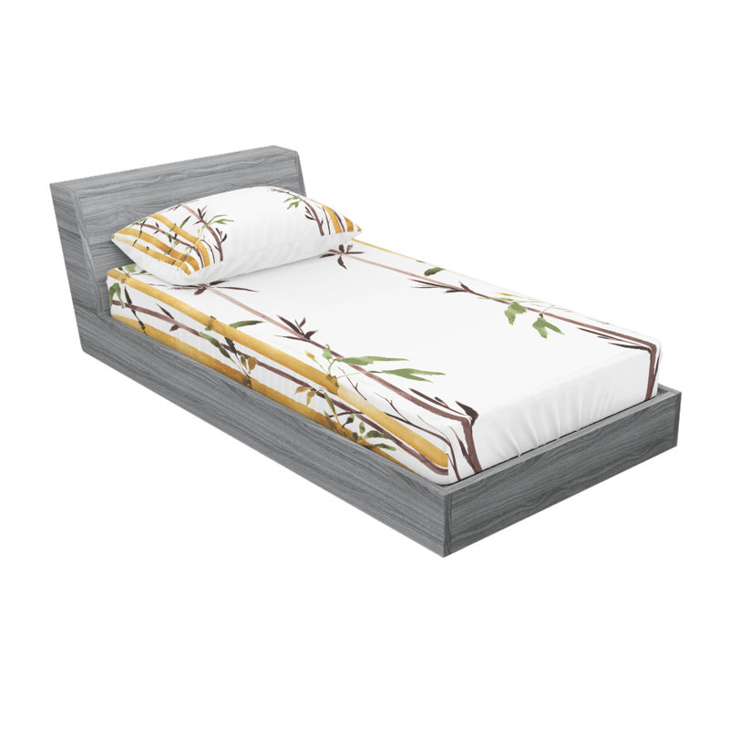 Microfiber Sheet Set, Twin XL Sheet Set with Fitted Sheet