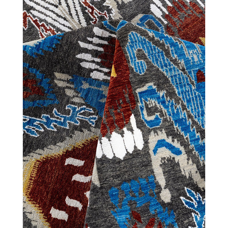 Overdyed One-of-a-Kind 9' 0" X 12' 0" Hand Knotted Area Rug