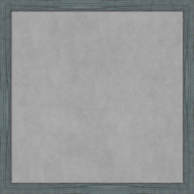 Blue Grey Rustic Narrow Framed Magnetic Board