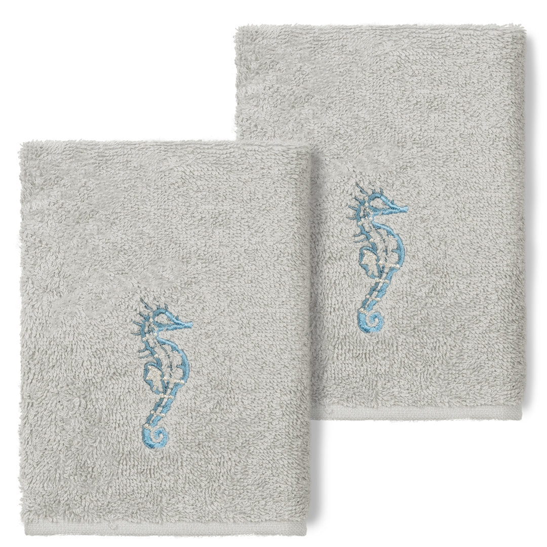 Sofia Turkish Cotton Washcloth (Set of 2) Linum Home Textiles 