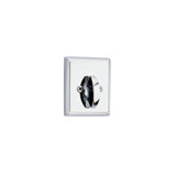 Rectangular Single Sided Deadbolt For 1-3/8" To 2-3/8" Door With Radius Latch Strike Unlacquered Brass Finish