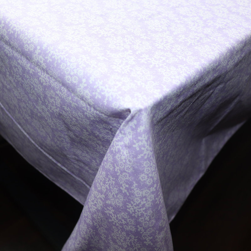 Nappes Botanic Flower, 60 po x 48 po, Lavande