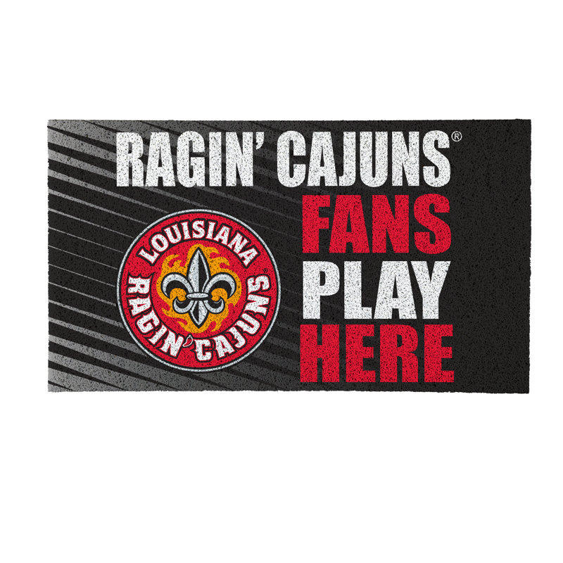 Tapis en PVC 28 po x 16 po University of Louisiana-Lafayette Fan