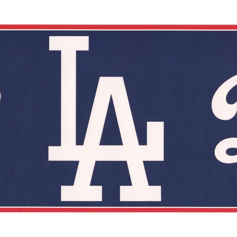 Bordure de papier peint L 15 pi x l 6 po MLB, Dodgers de Los Angeles