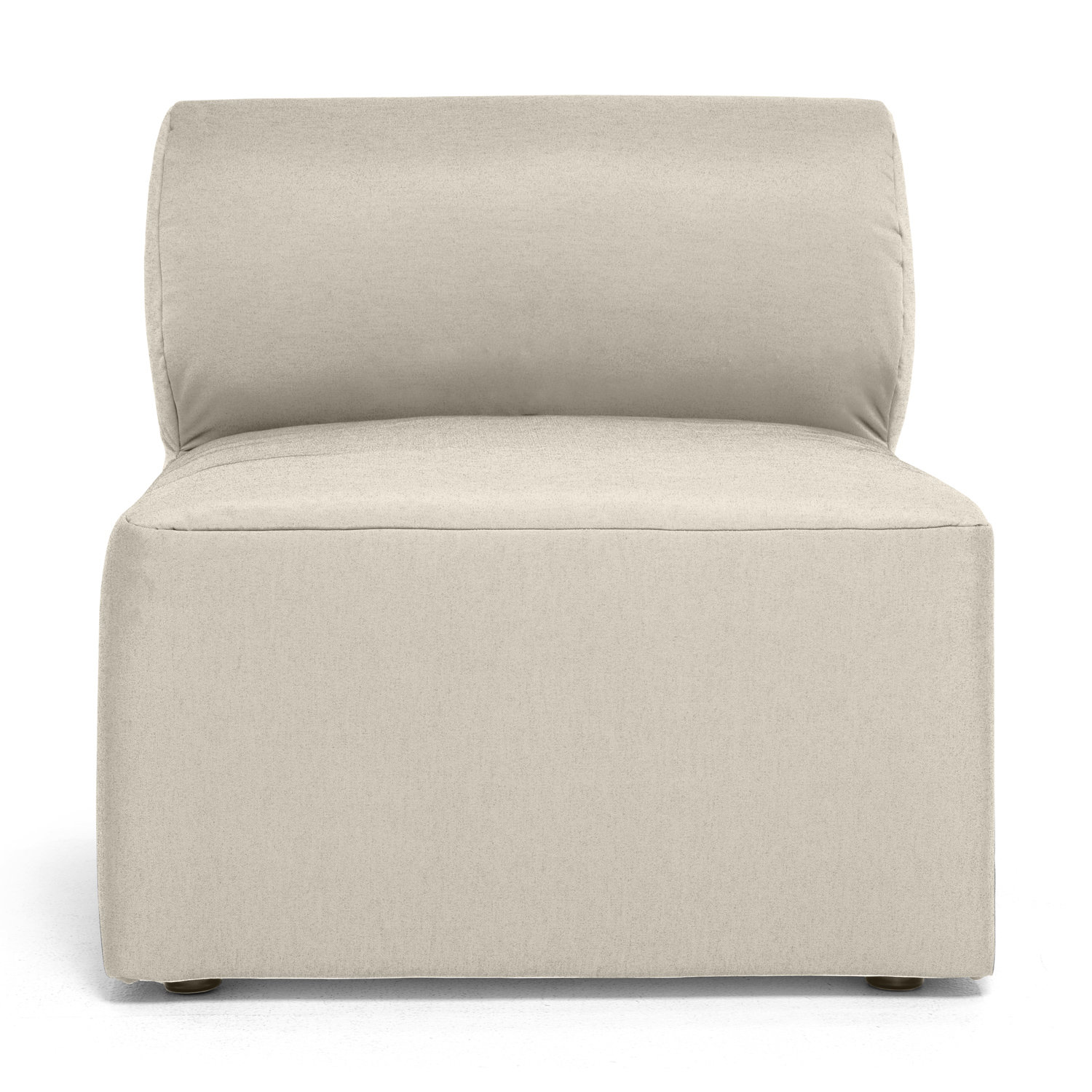 Big Joe Patio Armless Chair, Brown