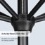 Bohrer 210cm X 140cm Rectangular Traditional Parasol-381616207