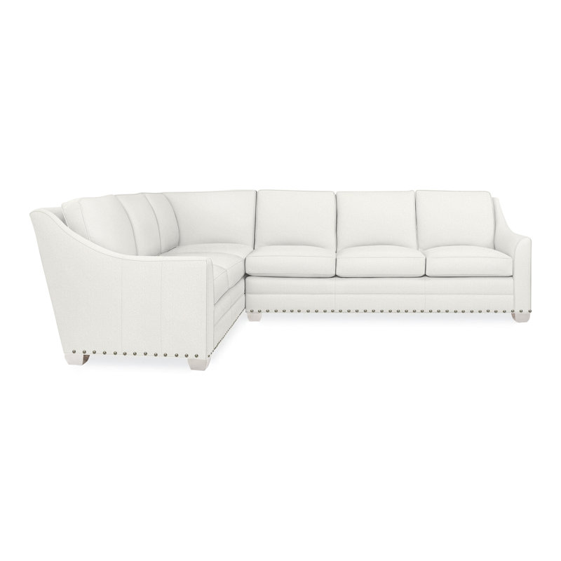 American Bungalow 2-Piece Nicholas Sectional, Yes, Casa Blanca, Tommy Snow