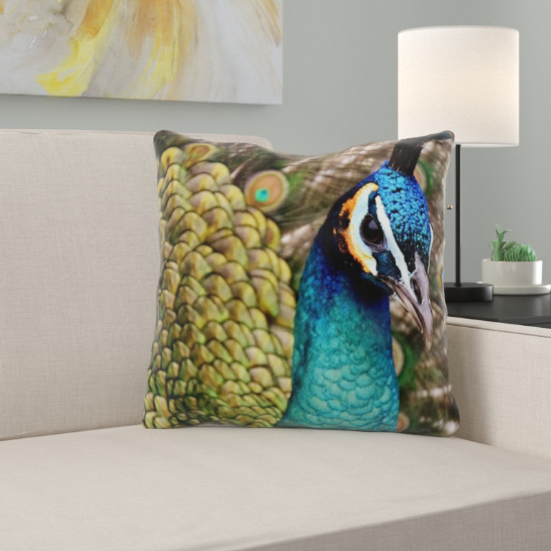 Coussin peacock