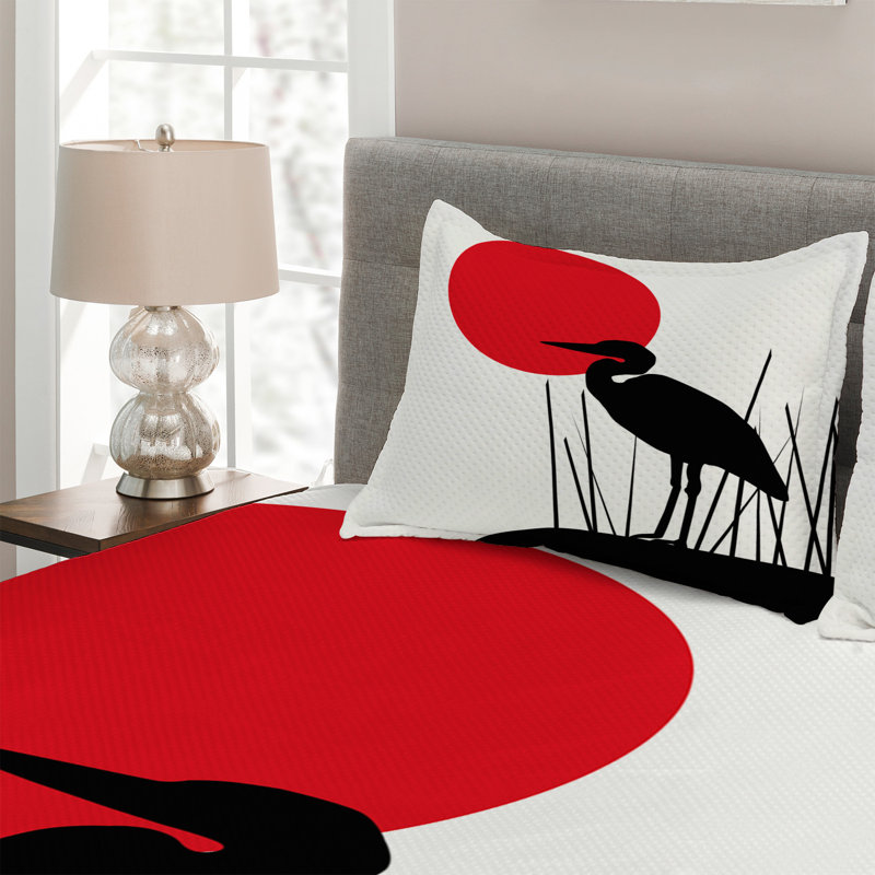 Polyester Coverlet, King Bedspread + 2 Shams