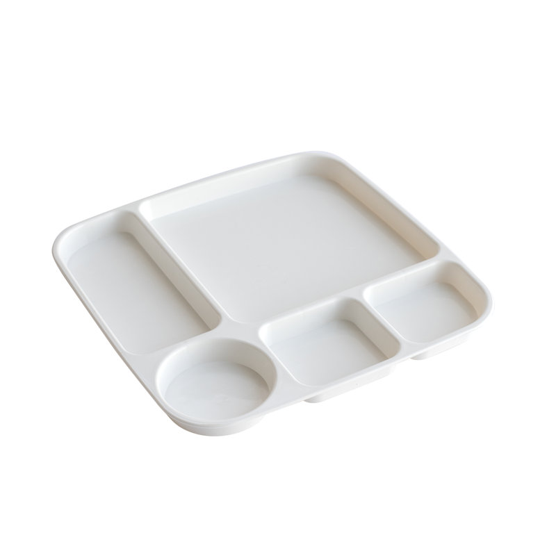 Plastic Divided Serving Dish with Lid