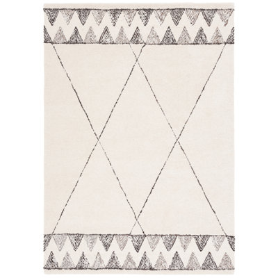 Latu Hand Tufted Wool Pile Geometric Rug
