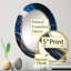 Ice Paint Splash II - Modern Spiral Wall Mirror-99569145
