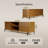 70" Fluted TV Stand with Sliding Tambour Doors, for TVs up to 80"  (Walnut)-784775993