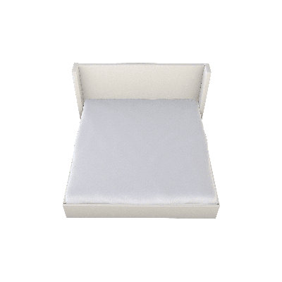 Chloe Upholstered Wingback Bed