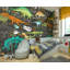 Panneau mural semi-lustré L 7,8 pi x l 118 po Hazeltine Dinosaurs