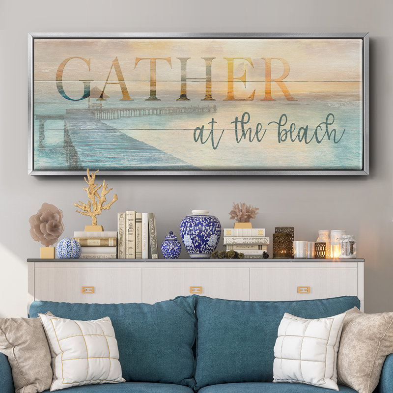 Gather at- Framed Canvas