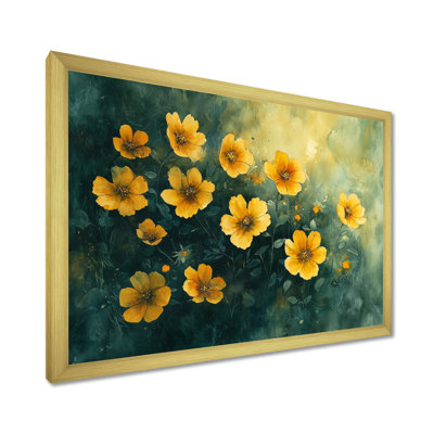 Golden Hour Poppies In Summer IV - Coquelicots, art mural