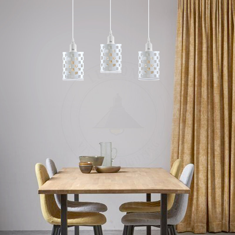 3 - Light White Kitchen Island Pendant