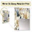 Motif victorien contemporain Kerr de Kerr - miroir mural décoratif floral-2037847835