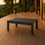 Table basse de patio avec plateau rectangulaire, 4 pieds et 4 pieds-1694861875
