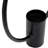 Set of 2 Metal Decorative Ring Candle Holders Contemporary Abstract Black Aluminum Ring Candle