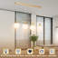 4-Light Glass Kitchen Island Pendant