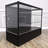 Black Aluminum Showcase Full Vision 48 Inch Frame Shelf Retail Store Display Cabinet