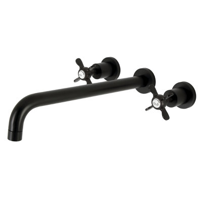 Kingston Brass Essex Two-Handle 3-Hole Wall Mount Roman Tub Faucet